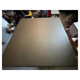 Folding Table with Vinyl Top and X-Frame Steel Legs