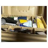 Plano 4-Drawer Tool Organizer with Drill Bits & Accessories (Assorted) - contents quantities unverified