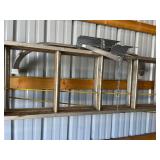 Keller Extension Ladder with Attachment - Height Unknown, Used Good Condition