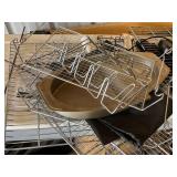 Assorted Kitchenware & Home Hardware - Dish Racks, Pots, Buckets & Tools