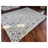 Vintage Handwoven Moroccan Berber Wool Rug 9