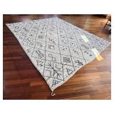Vintage Handwoven Moroccan Berber Wool Rug 9