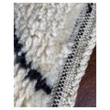 Vintage Handwoven Moroccan Berber Wool Rug 9