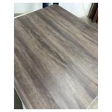 401 SF of HD Brushed Oak LVP Waterproof - 6.5" x 48" - Smokehouse LVX  Lighter in Person