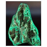 Rare large 3D Botryoidal Malachite Specimen – Polished "Bull’s Eye" Patterns & Deep Forest Greens