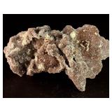 Rare "Bridge" Specimen: Lustrous Gem Sphalerite on Sparkling Druzy Quartz