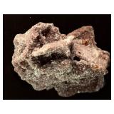Rare "Bridge" Specimen: Lustrous Gem Sphalerite on Sparkling Druzy Quartz