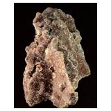 Rare "Bridge" Specimen: Lustrous Gem Sphalerite on Sparkling Druzy Quartz