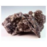 Rare "Bridge" Specimen: Lustrous Gem Sphalerite on Sparkling Druzy Quartz