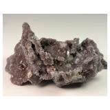Rare "Bridge" Specimen: Lustrous Gem Sphalerite on Sparkling Druzy Quartz