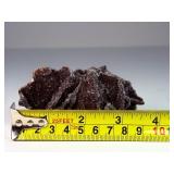 Rare "Bridge" Specimen: Lustrous Gem Sphalerite on Sparkling Druzy Quartz