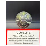 Rare Covelite Sphere - "Stone of Transformation"