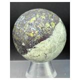 Rare Covelite Sphere - "Stone of Transformation"