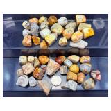 Lot of Premium Crazy Lace Agate Tumbled Stones – Vibrant "Mexican Agate" Patterns