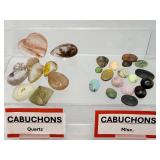 "Bulk Collector’s Lot: Natural Inclusion Quartz & Assorted Gemstone Cabochons"