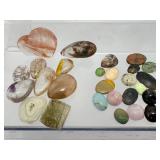 "Bulk Collector’s Lot: Natural Inclusion Quartz & Assorted Gemstone Cabochons"