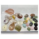"Bulk Collector’s Lot: Natural Inclusion Quartz & Assorted Gemstone Cabochons"