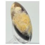 Stunning Polished Mossy Plume Agate Specimen – Rare Internal "Feather" Patterns