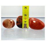Premium Brecciated Jasper "Desert Sunset" Oval – Rare High-Contrast Pattern