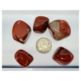 Premium Brecciated Jasper "Desert Sunset" Oval – Rare High-Contrast Pattern