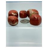 Premium Brecciated Jasper "Desert Sunset" Oval – Rare High-Contrast Pattern