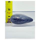 Title: Rare Iolite "Viking Compass" Set – Polished Heart & 6 Tumbled Gems