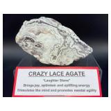 Laughter Stone" Crazy Lace Agate – Large Unpolished Collector Specimen (Chihuahua, Mexico)