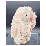 Museum-Quality Pink Halite Crystal Cluster – Rare "Hopper" Formation from Searles Lake, CA