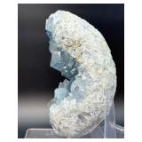 Stunning Natural Blue Celestite Crystal Cluster – "Stone of Heavenly Peace"