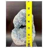 Stunning Natural Blue Celestite Crystal Cluster – "Stone of Heavenly Peace"