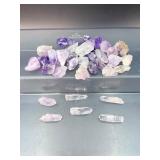 Rare Vera Cruz Amethyst "Laser" Point Set – High-Clarity Mexican Lavender Quartz Specimens