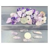 Rare Vera Cruz Amethyst "Laser" Point Set – High-Clarity Mexican Lavender Quartz Specimens