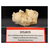 Natural Peach Stilbite Crystal Cluster - Rare "Bow-Tie" Formation - Museum Quality Zeolite Specimen from India - 360° Display
