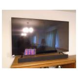 42 inch Samsung flat screen tv. With vizio soundbar & speaker. As shown. CASH ON SITE ONLY. PICKUP IS MONDAY MAY 11TH FROM 11 AM TO 4 PM. REGARDLESS WHAT THE SCHEDULE STATES.