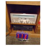 Vintage reciever with Pinoeer player. As shown. CASH ON SITE ONLY. PICKUP IS MONDAY MAY 11TH FROM 11 AM TO 4 PM. REGARDLESS WHAT THE SCHEDULE STATES.
