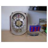 Seiko movement clock. Very ornate. Very expensive. As shown. CASH ON SITE ONLY. PICKUP IS MONDAY MAY 11TH FROM 11 AM TO 4 PM. REGARDLESS WHAT THE SCHEDULE STATES.