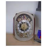 Seiko movement clock. Very ornate. Very expensive. As shown. CASH ON SITE ONLY. PICKUP IS MONDAY MAY 11TH FROM 11 AM TO 4 PM. REGARDLESS WHAT THE SCHEDULE STATES.