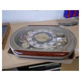 Seiko movement clock. Very ornate. Very expensive. As shown. CASH ON SITE ONLY. PICKUP IS MONDAY MAY 11TH FROM 11 AM TO 4 PM. REGARDLESS WHAT THE SCHEDULE STATES.