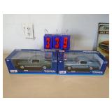 Flat of 2 diecasts. As shown. CASH ON SITE ONLY. PICKUP IS MONDAY MAY 11TH FROM 11 AM TO 4 PM. REGARDLESS WHAT THE SCHEDULE STATES.