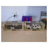 Flat of 2 diecasts. As shown. CASH ON SITE ONLY. PICKUP IS MONDAY MAY 11TH FROM 11 AM TO 4 PM. REGARDLESS WHAT THE SCHEDULE STATES.