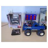 RC truck & mopar hemi motor display. As shown. CASH ON SITE ONLY. PICKUP IS MONDAY MAY 11TH FROM 11 AM TO 4 PM. REGARDLESS WHAT THE SCHEDULE STATES.