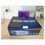 Switching power suppy. New in box. As shown. CASH ON SITE ONLY. PICKUP IS MONDAY MAY 11TH FROM 11 AM TO 4 PM. REGARDLESS WHAT THE SCHEDULE STATES.