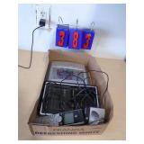 Flat of electronics. As shown. CASH ON SITE ONLY. PICKUP IS MONDAY MAY 11TH FROM 11 AM TO 4 PM. REGARDLESS WHAT THE SCHEDULE STATES.
