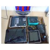 2 Flat of electronics. As shown. CASH ON SITE ONLY. PICKUP IS MONDAY MAY 11TH FROM 11 AM TO 4 PM. REGARDLESS WHAT THE SCHEDULE STATES.
