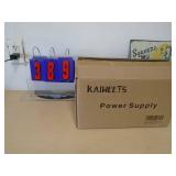 Kaiweets power supply. As shown. CASH ON SITE ONLY. PICKUP IS MONDAY MAY 11TH FROM 11 AM TO 4 PM. REGARDLESS WHAT THE SCHEDULE STATES.