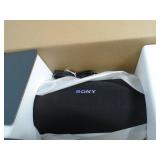 Sony ult new power speaker. As shown. CASH ON SITE ONLY. PICKUP IS MONDAY MAY 11TH FROM 11 AM TO 4 PM. REGARDLESS WHAT THE SCHEDULE STATES.