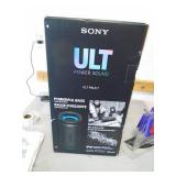 Sony ult power sound speaker. New in the box. As shown. CASH ON SITE ONLY. PICKUP IS MONDAY MAY 11TH FROM 11 AM TO 4 PM. REGARDLESS WHAT THE SCHEDULE STATES.