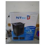 Ntec quartz infared heater. New in the box. As shown. CASH ON SITE ONLY. PICKUP IS MONDAY MAY 11TH FROM 11 AM TO 4 PM. REGARDLESS WHAT THE SCHEDULE STATES.