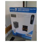Ntec quartz infared heater. New in the box. As shown. CASH ON SITE ONLY. PICKUP IS MONDAY MAY 11TH FROM 11 AM TO 4 PM. REGARDLESS WHAT THE SCHEDULE STATES.