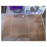 Tin sign & copies of the consitution with the declaration of the independence. As shown. CASH ON SITE ONLY. PICKUP IS MONDAY MAY 11TH FROM 11 AM TO 4 PM. REGARDLESS WHAT THE SCHEDULE STATES.